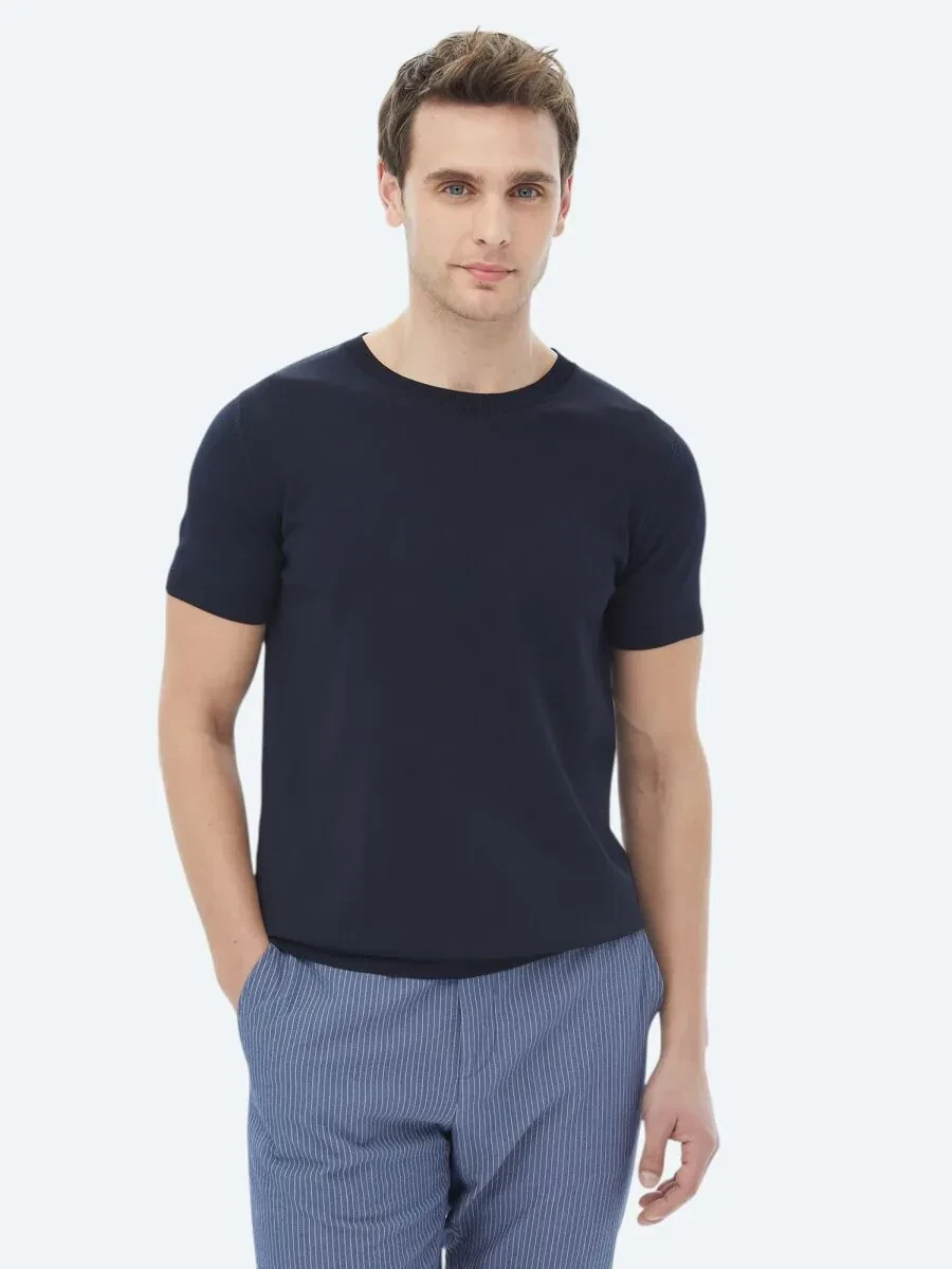 Navy Blue Knitwear - 7