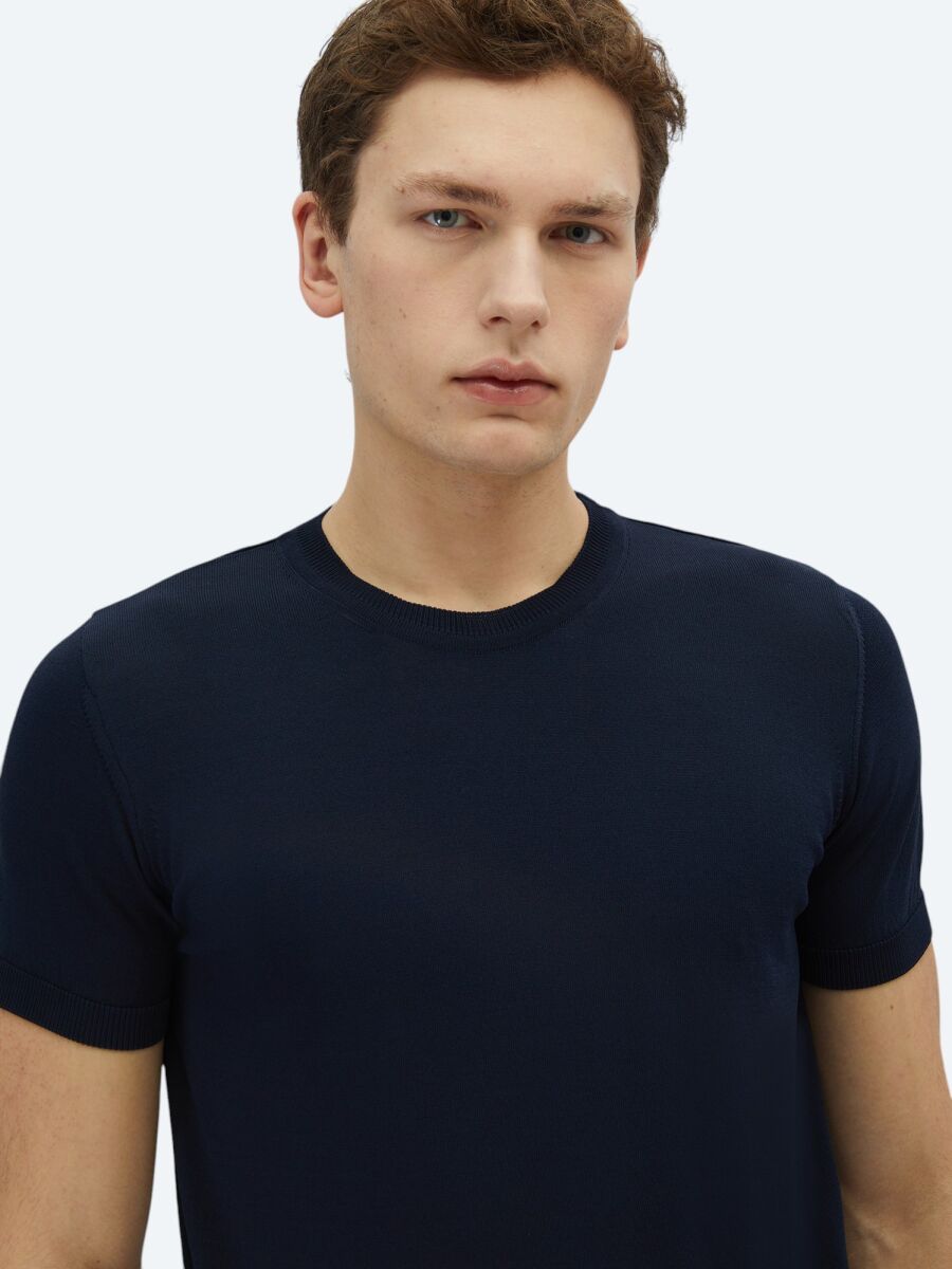 Navy Blue Knitwear - 3