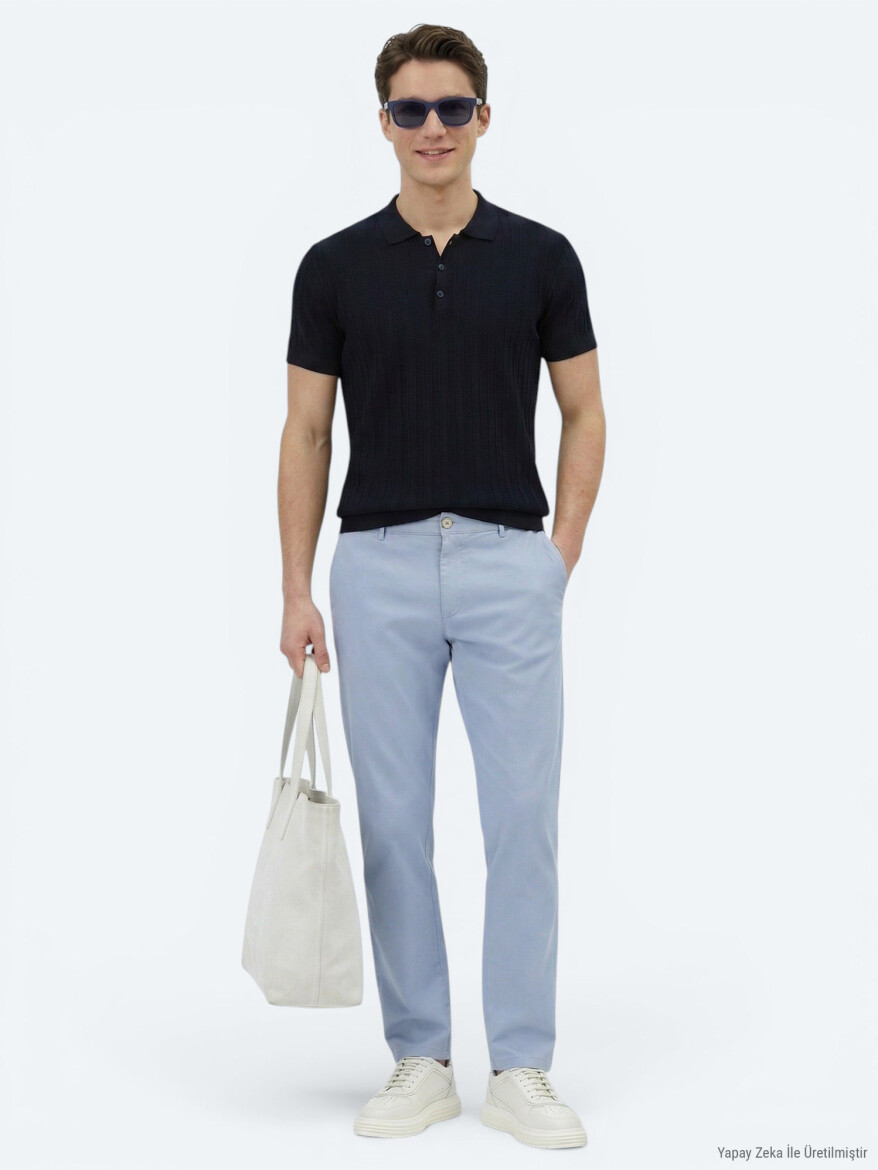 Navy Blue Knitwear - KİP