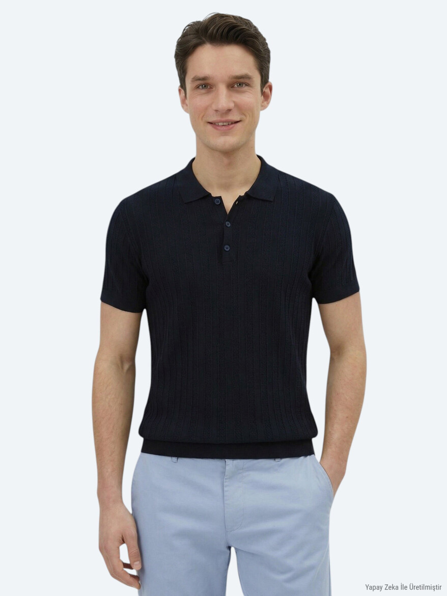 Navy Blue Knitwear - 3