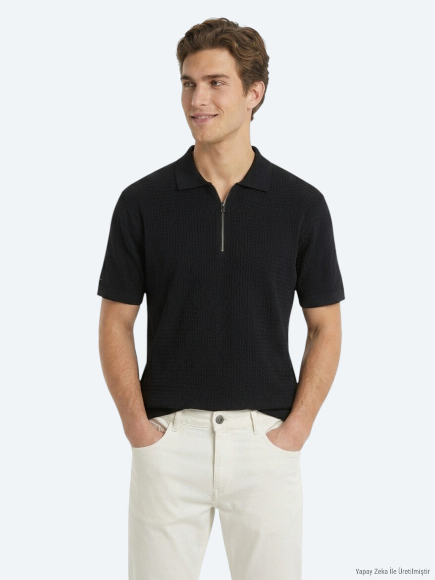 Navy Blue Knitwear 