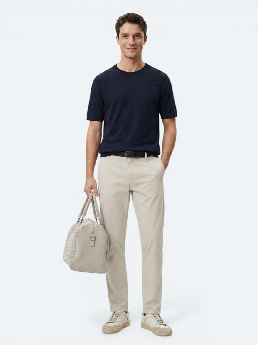 Navy Blue Knitwear - 1