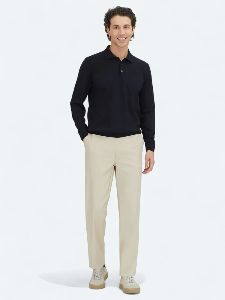 Navy Blue Knitwear Sweatshirt - 2