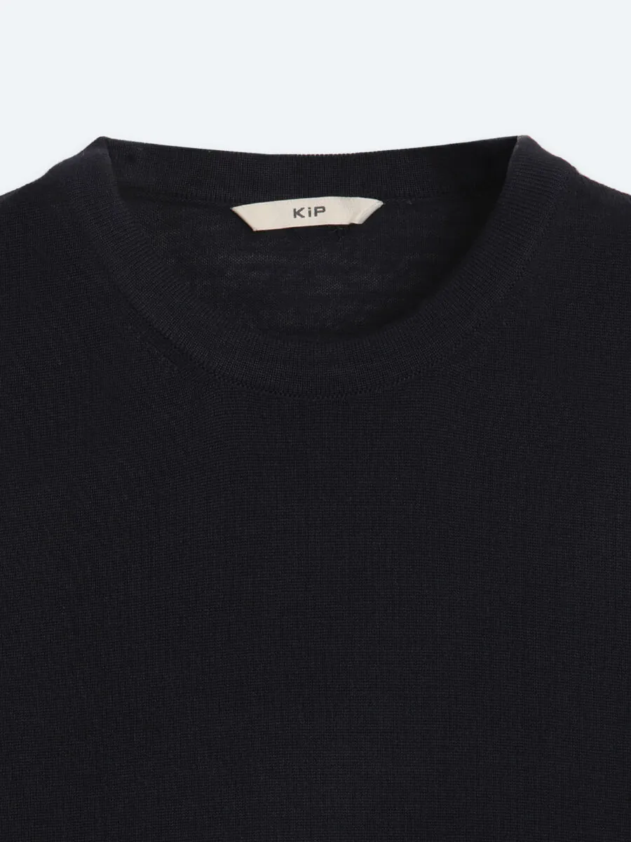 Navy Blue Knitwear Sweatshirt - 9