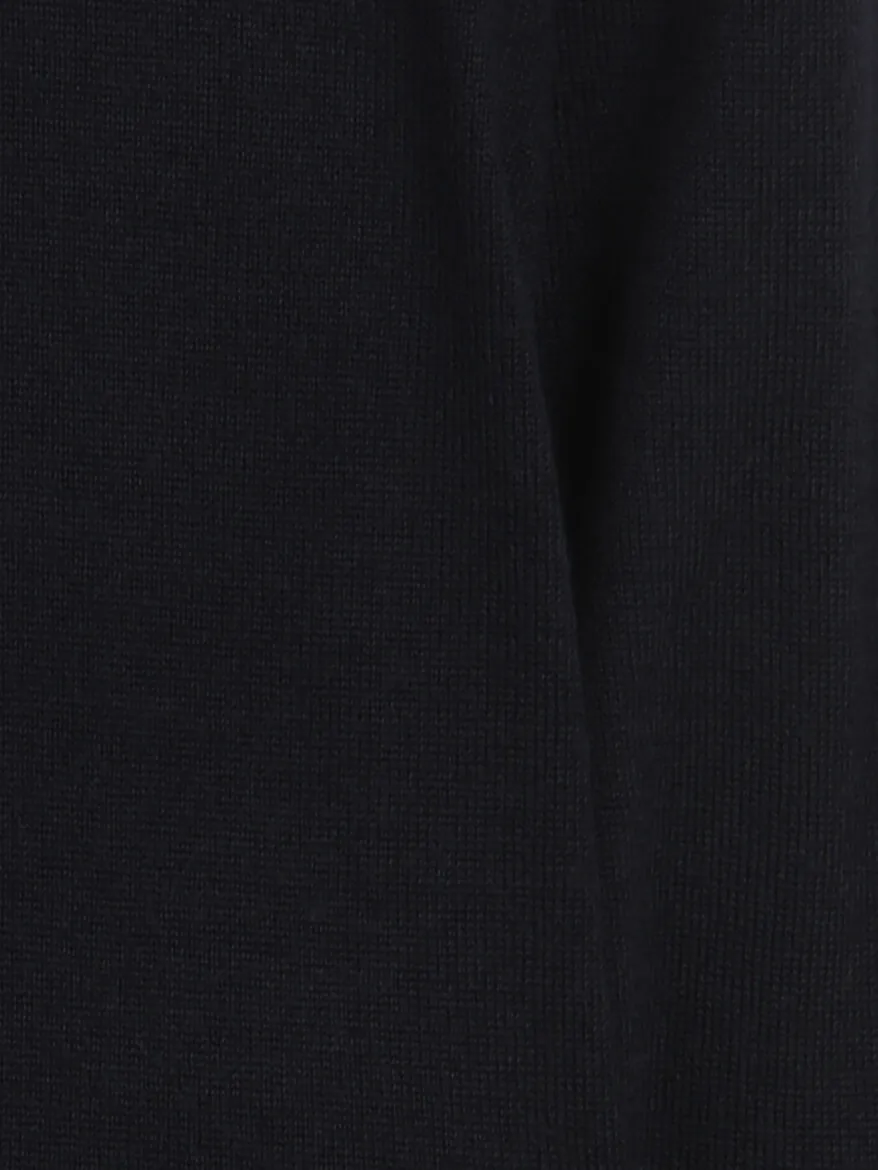 Navy Blue Knitwear Sweatshirt - 12