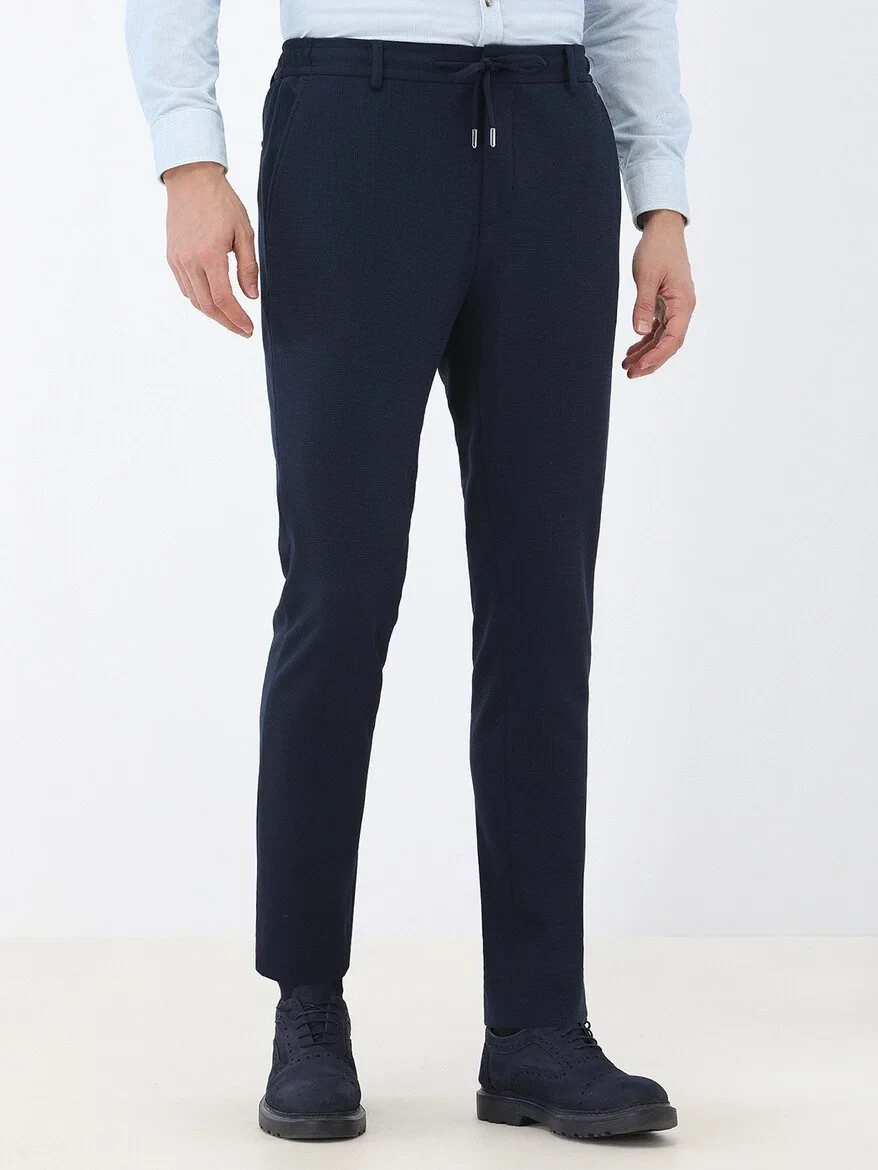 Navy Blue Micro Slim Fit Suit - 6