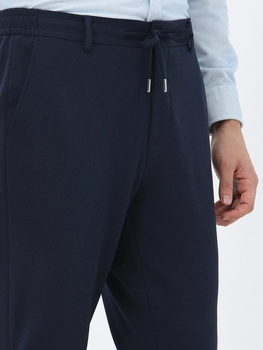 Navy Blue Micro Slim Fit Suit - 7