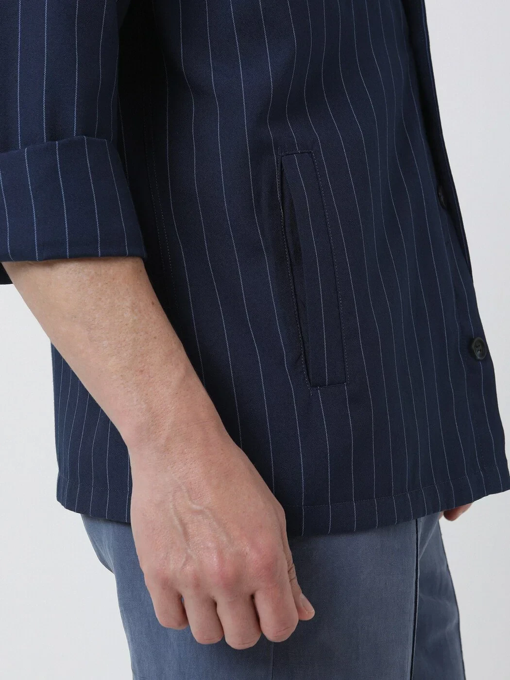 Navy Blue Overshirt - 6
