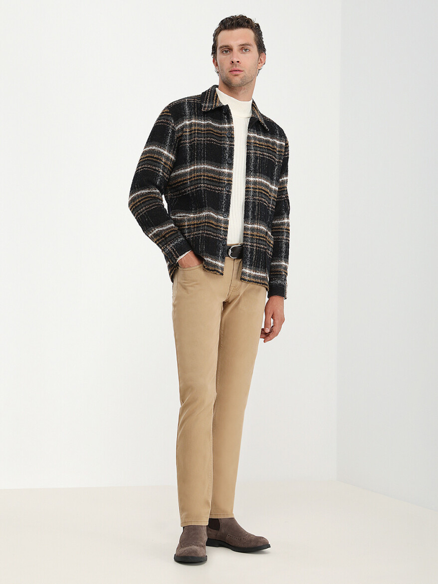 Navy Blue Overshirt - 3
