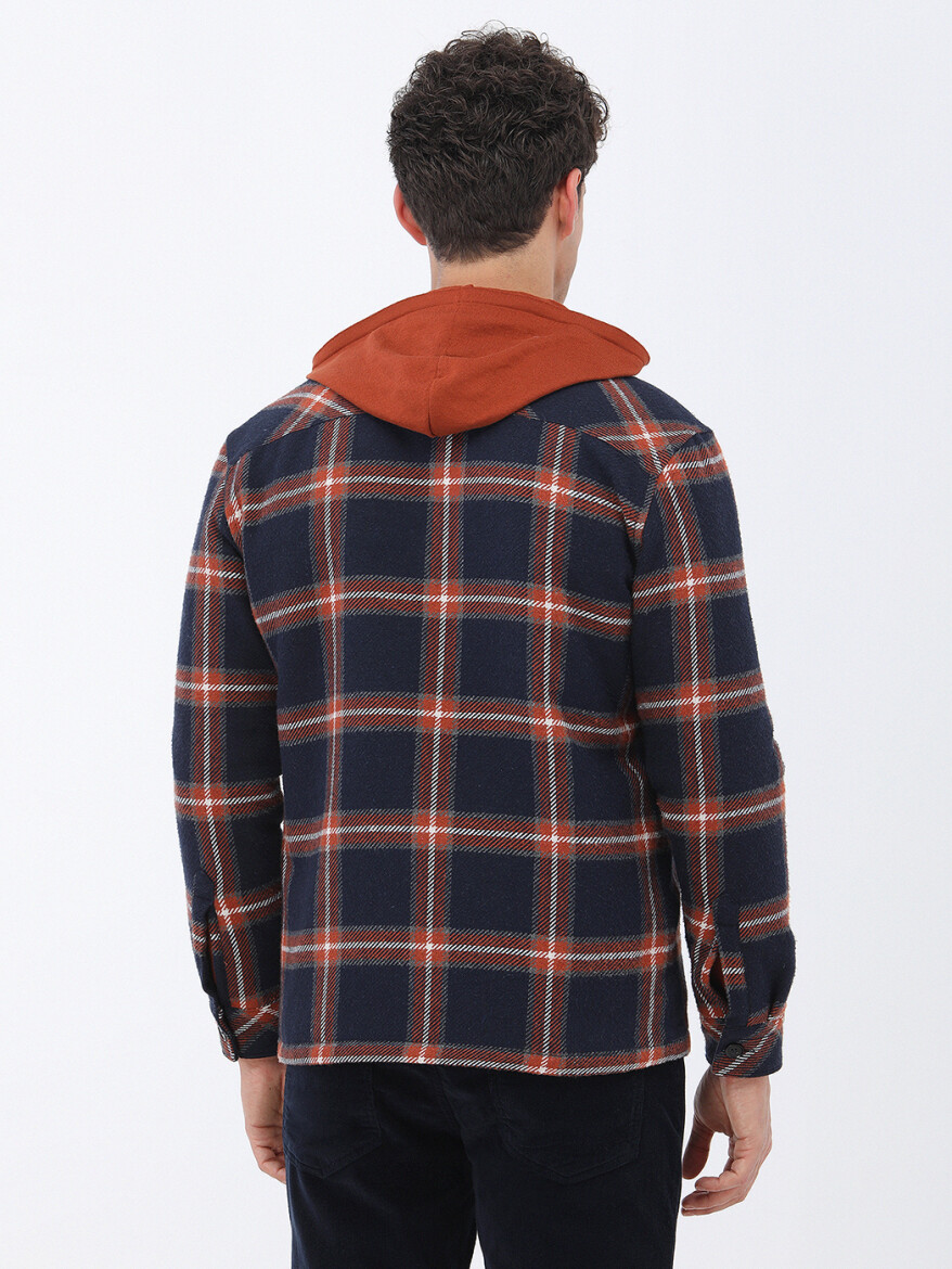 Navy Blue Overshirt - 6