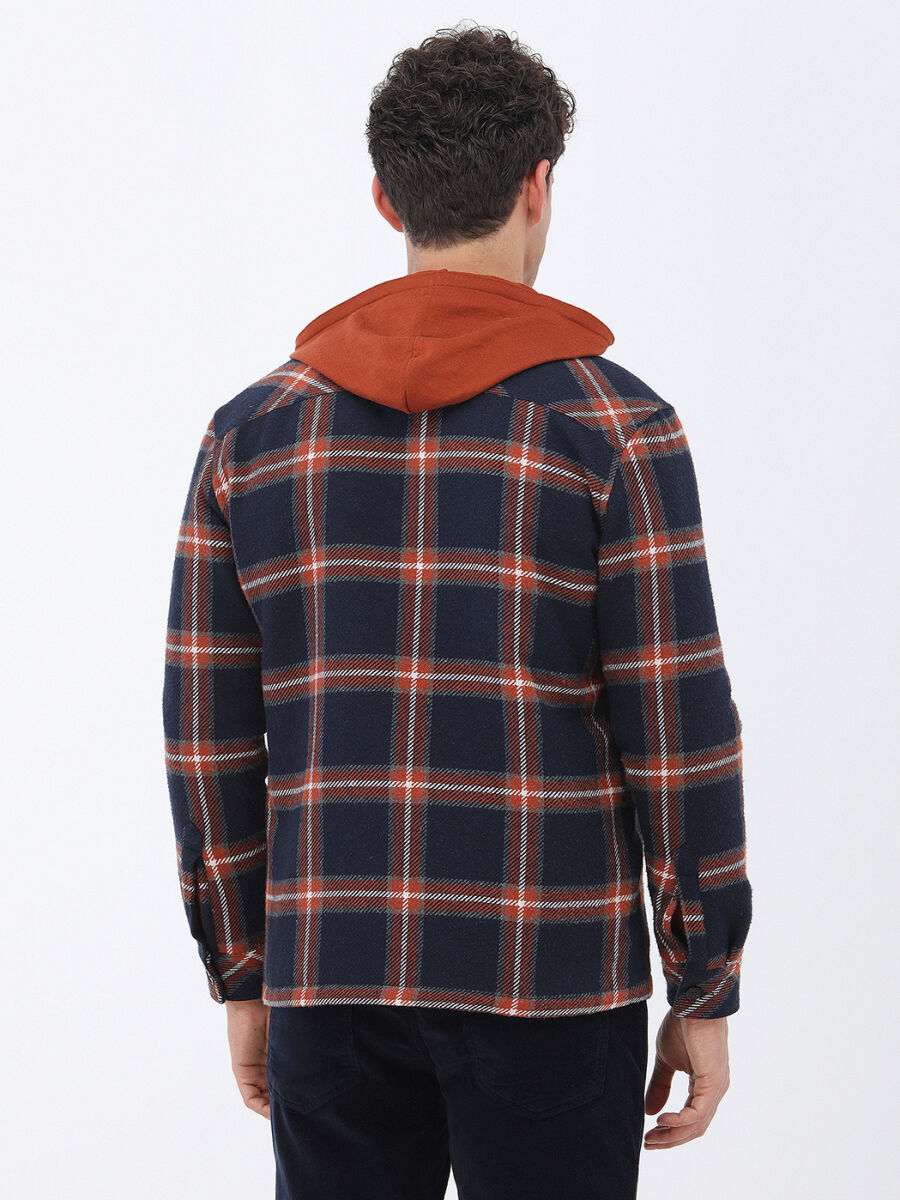 Navy Blue Overshirt - 6