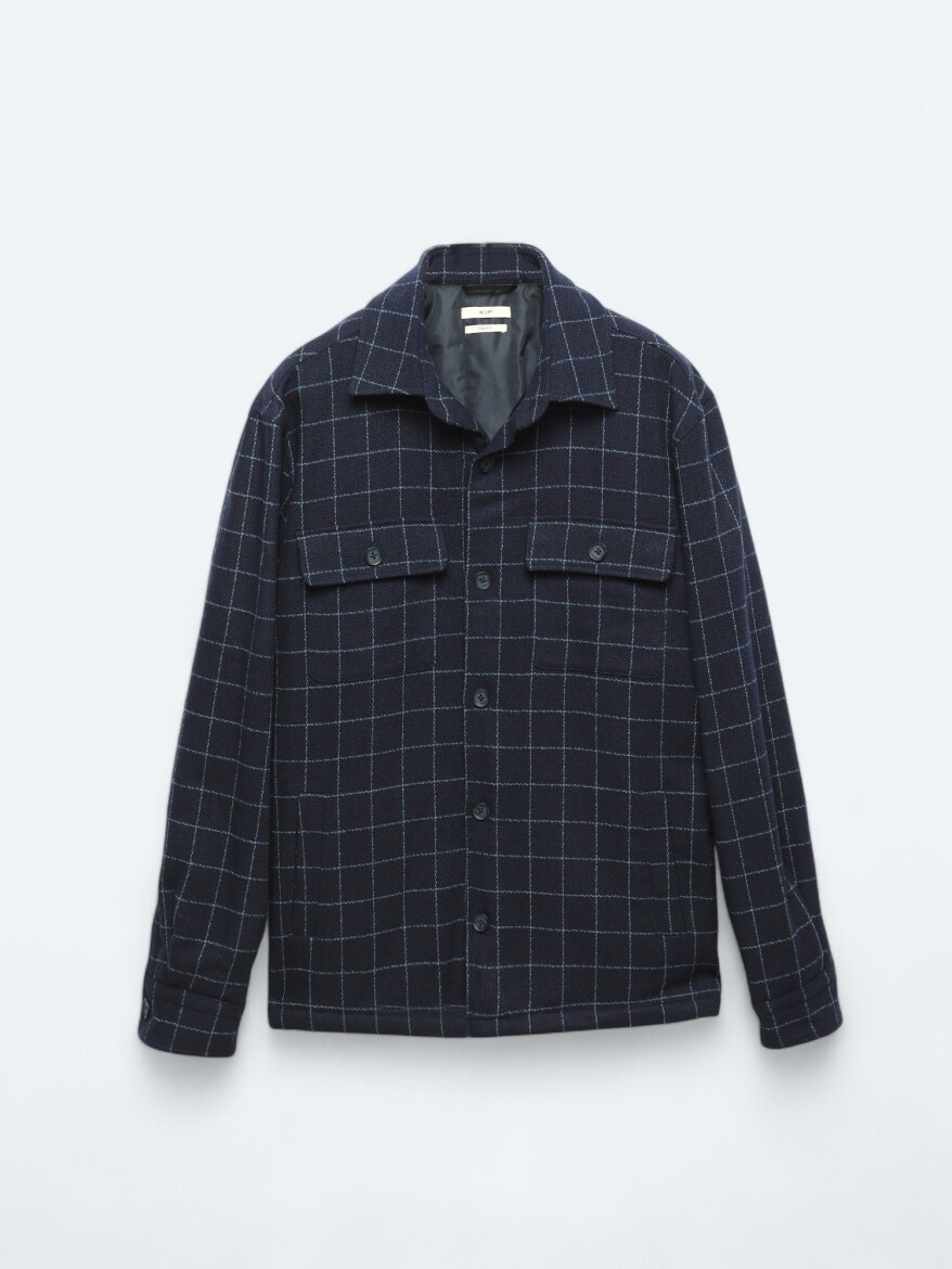 Navy Blue Overshirt - 7