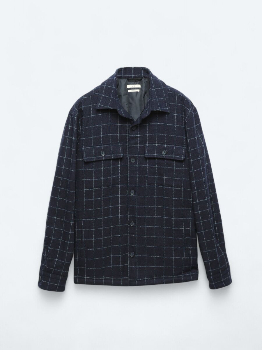 Navy Blue Overshirt - 7