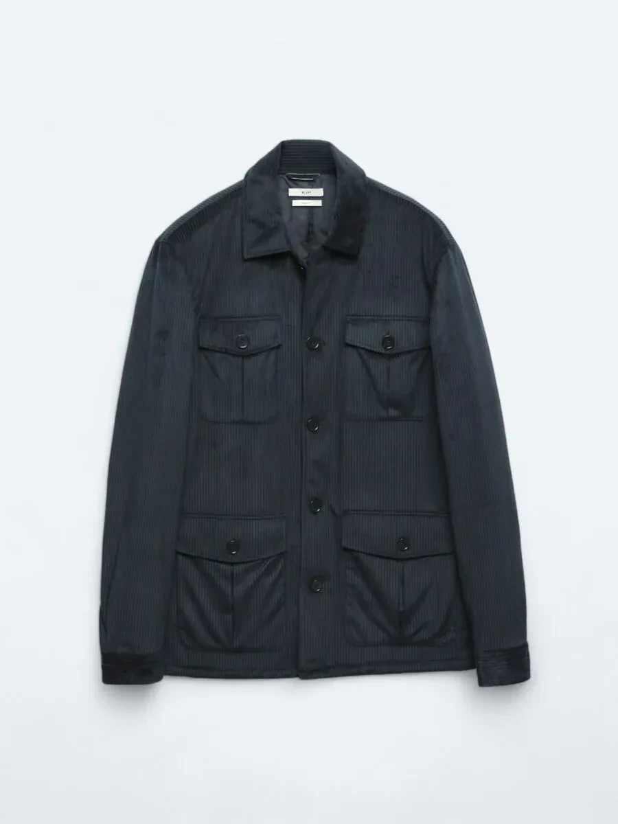 Navy Blue Overshirt - 7