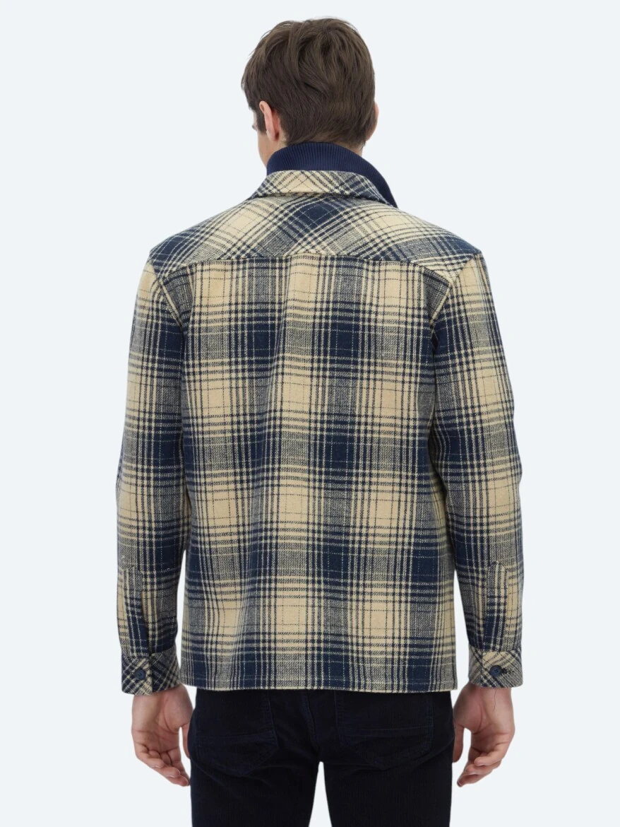 Navy Blue Overshirt - 6