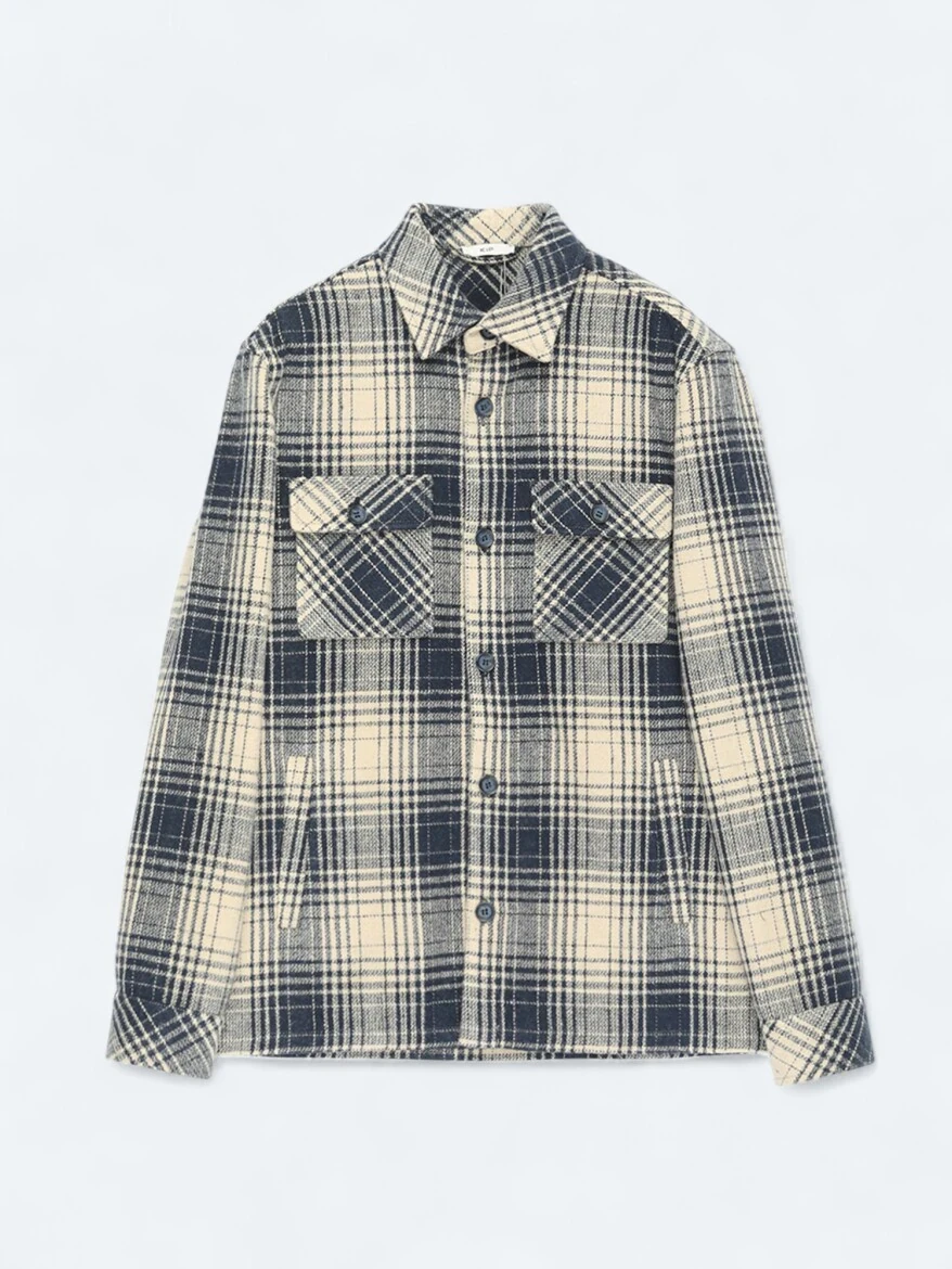 Navy Blue Overshirt - 7