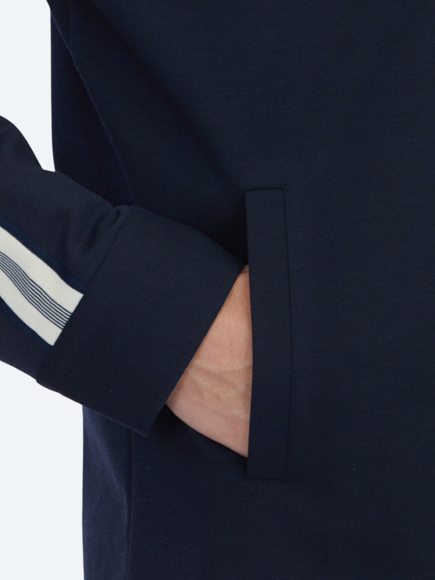 Navy Blue Overshirt - 7