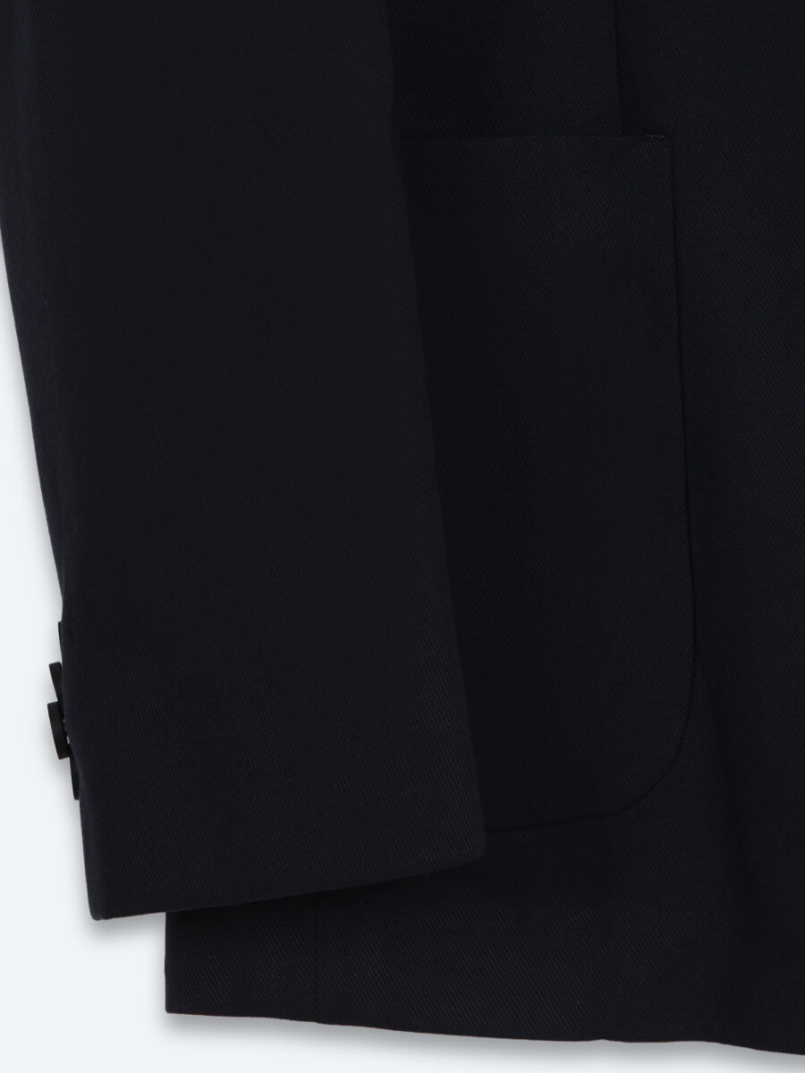 Navy Blue Plain Modern Fit Suit - 9