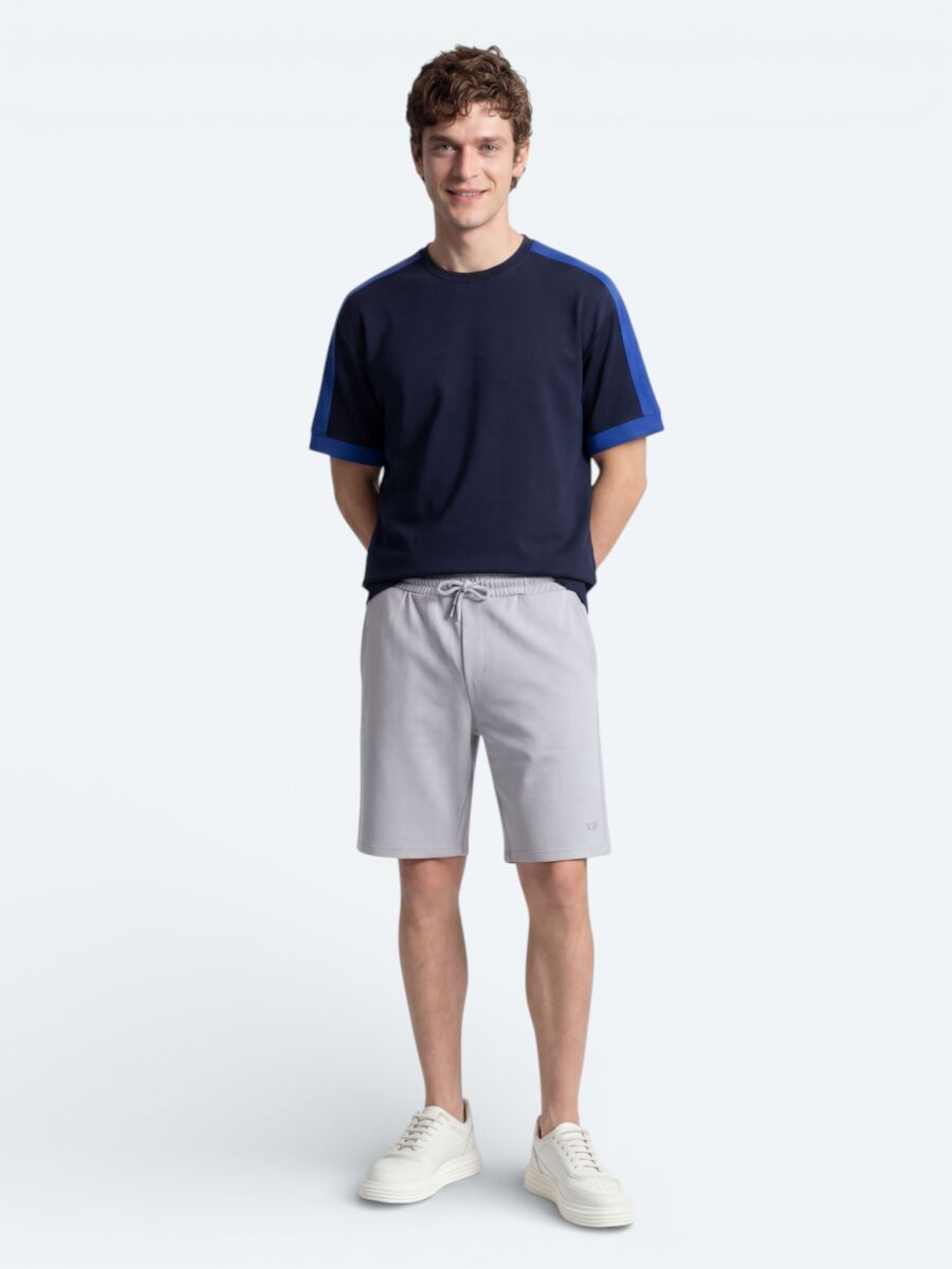 Navy Blue Plain T-Shirt - 5