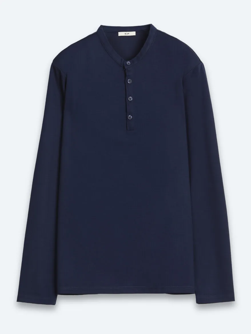 Navy Blue Plain T-Shirt - 7