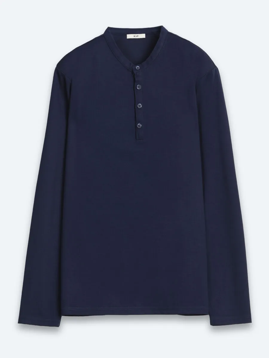Navy Blue Plain T-Shirt - 7