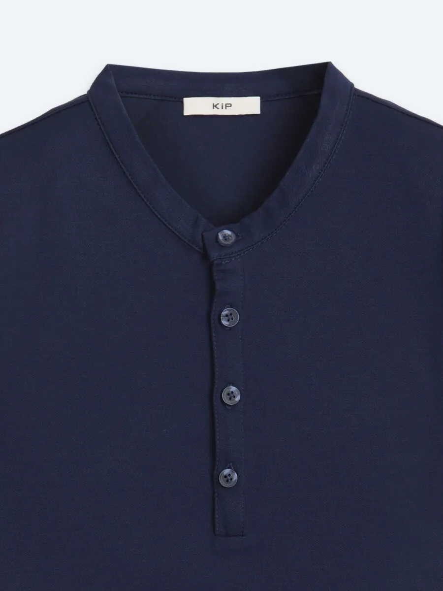 Navy Blue Plain T-Shirt - 9
