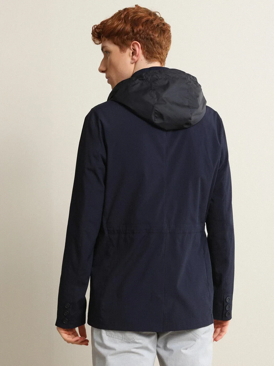 Navy Blue Regular Fit Blazer - 5