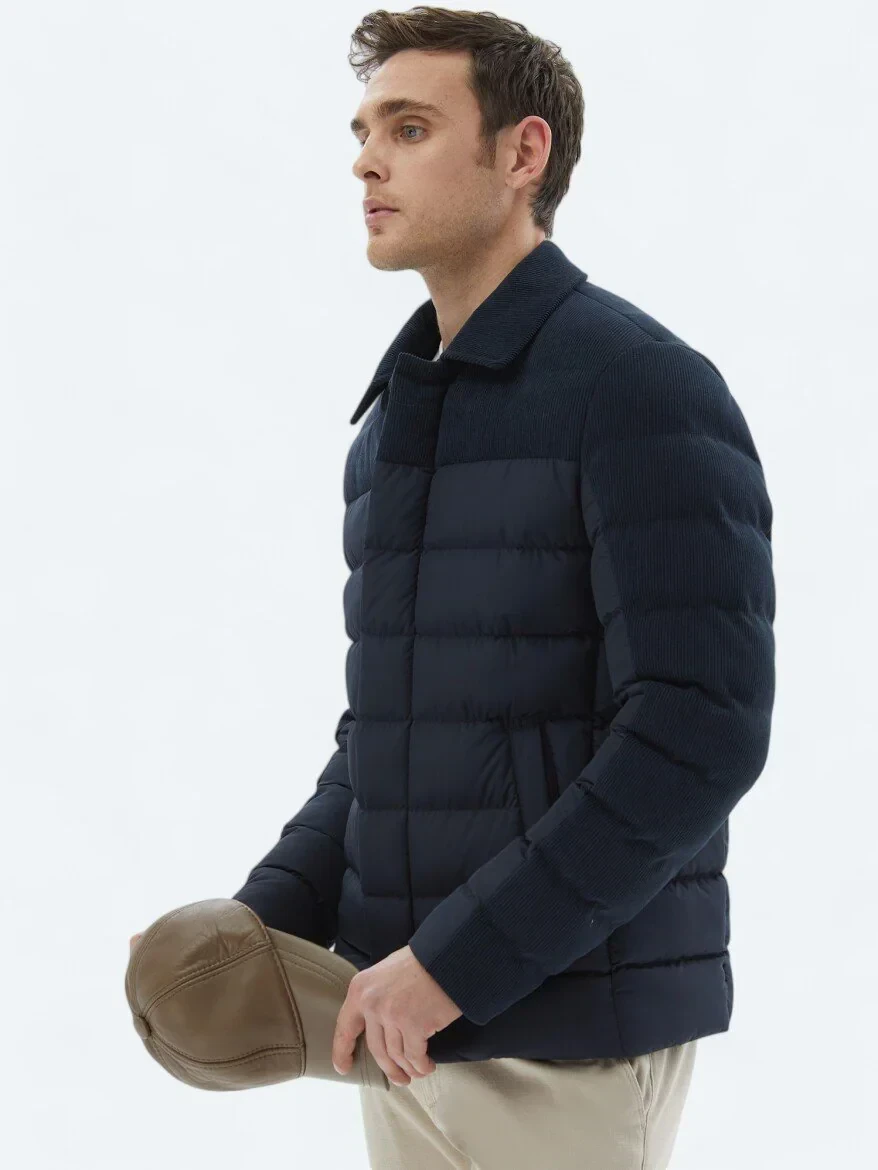 Navy Blue Regular Fit Blazer - 1