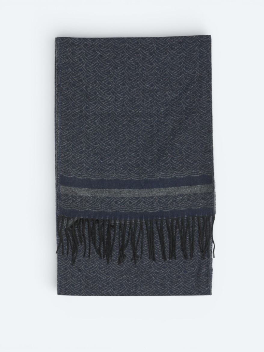 Navy Blue Scarf - KİP