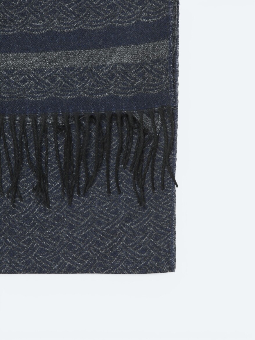 Navy Blue Scarf - KİP