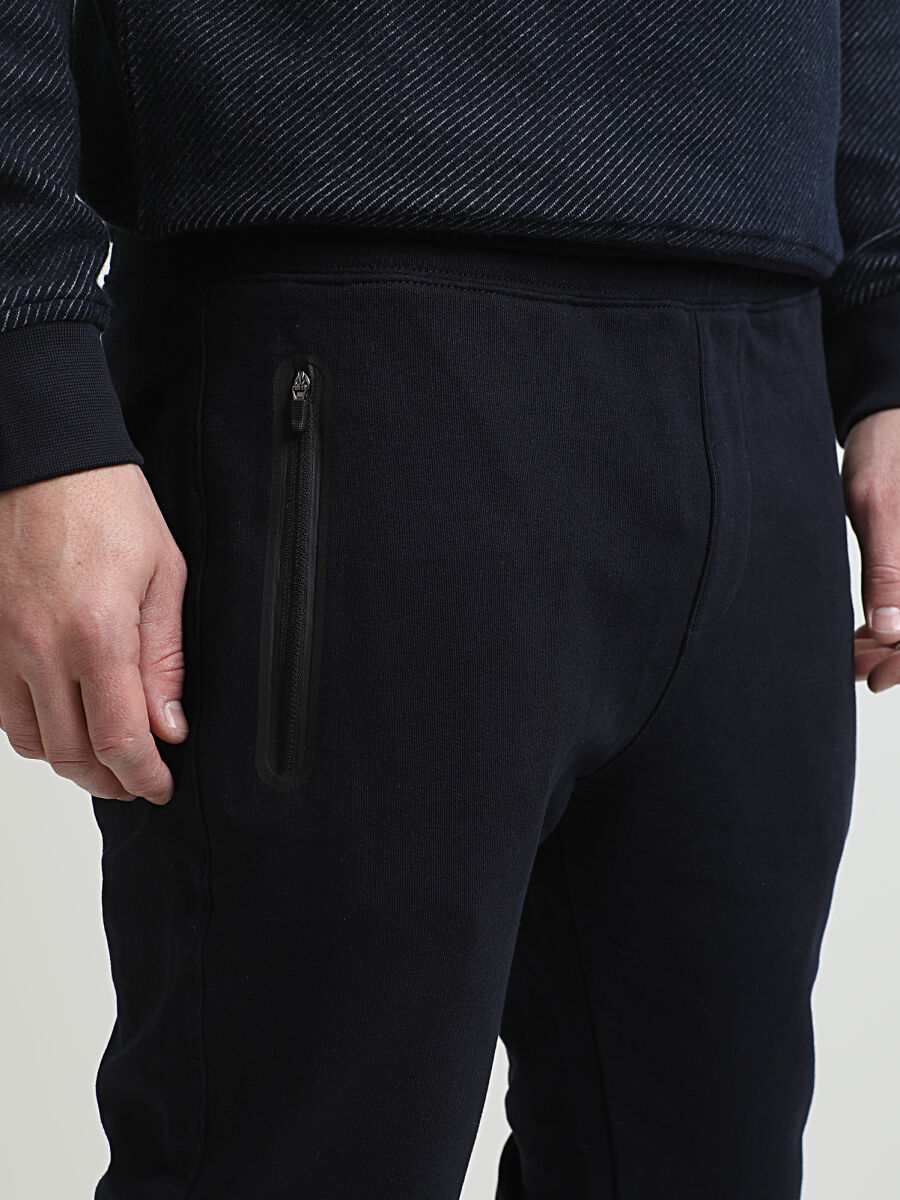 Navy Blue Sweat Pants - 2