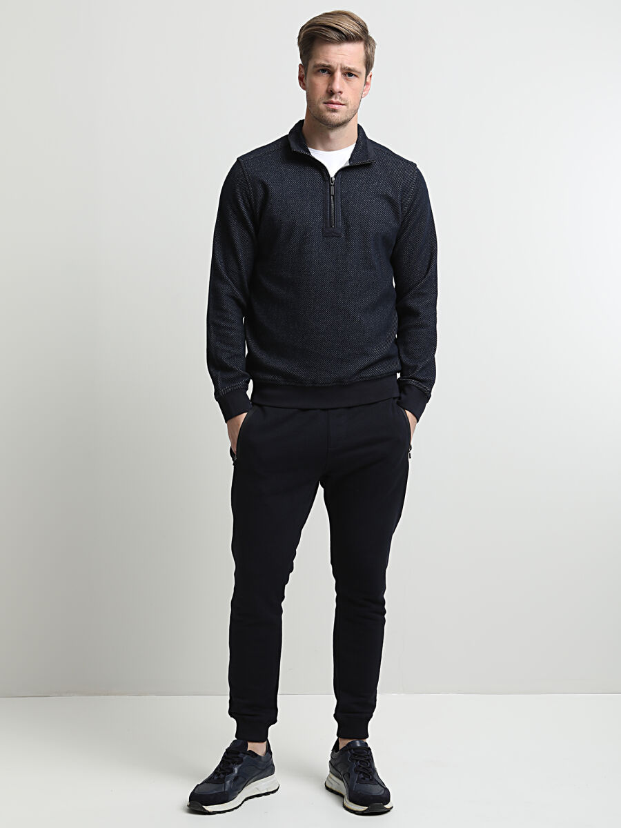Navy Blue Sweat Pants - 3