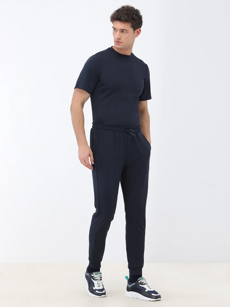 Navy Blue Sweat Pants - 2