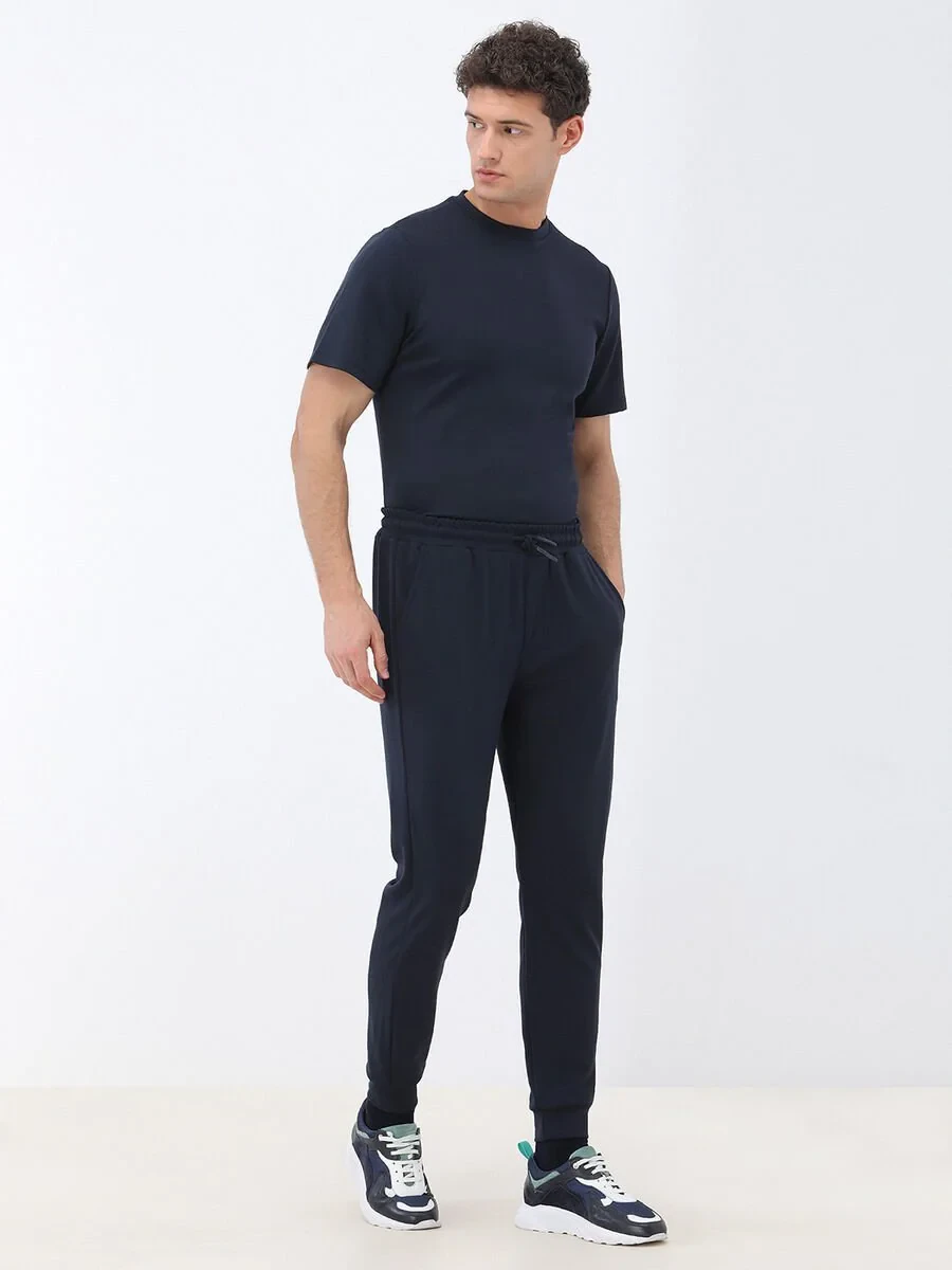 Navy Blue Sweat Pants - 2