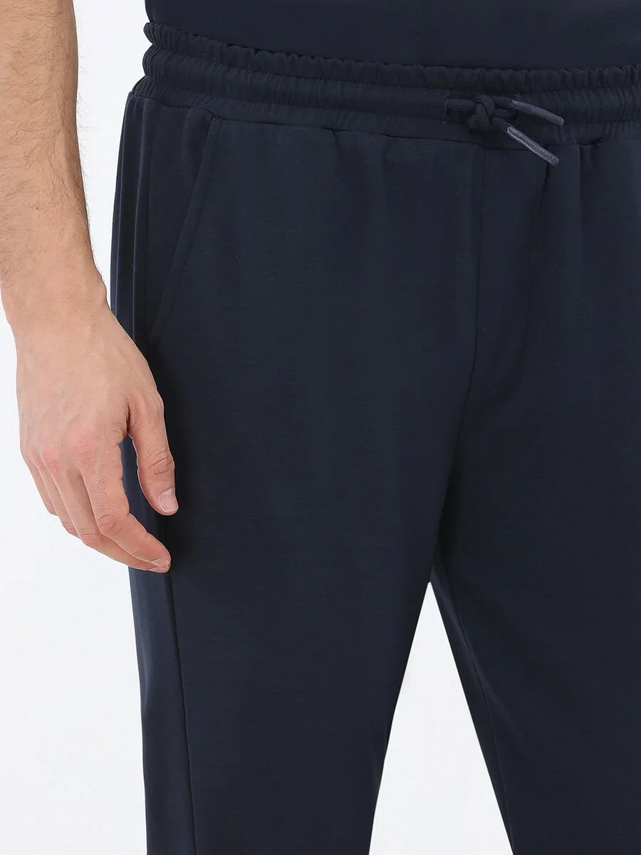 Navy Blue Sweat Pants - 3