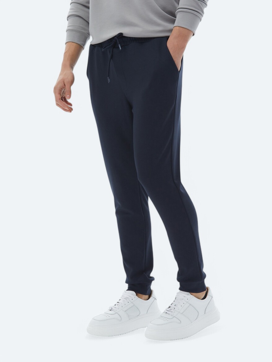 Navy Blue Sweat Pants - 4