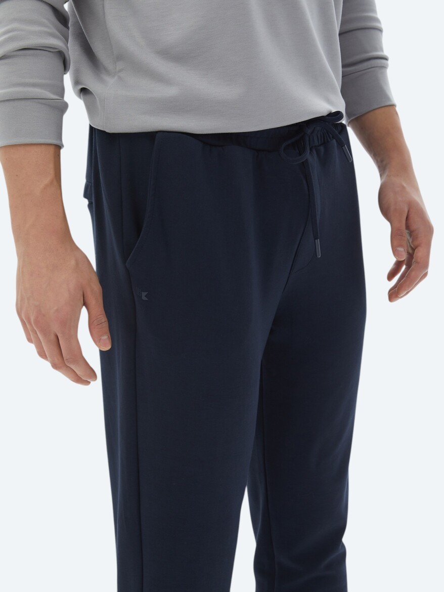 Navy Blue Sweat Pants - 5