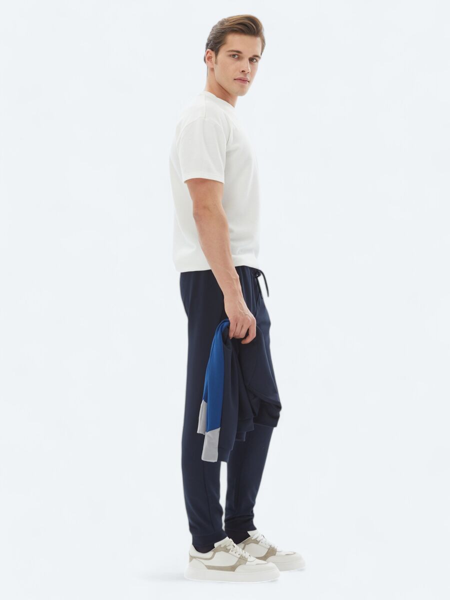 Navy Blue Sweat Pants - 4