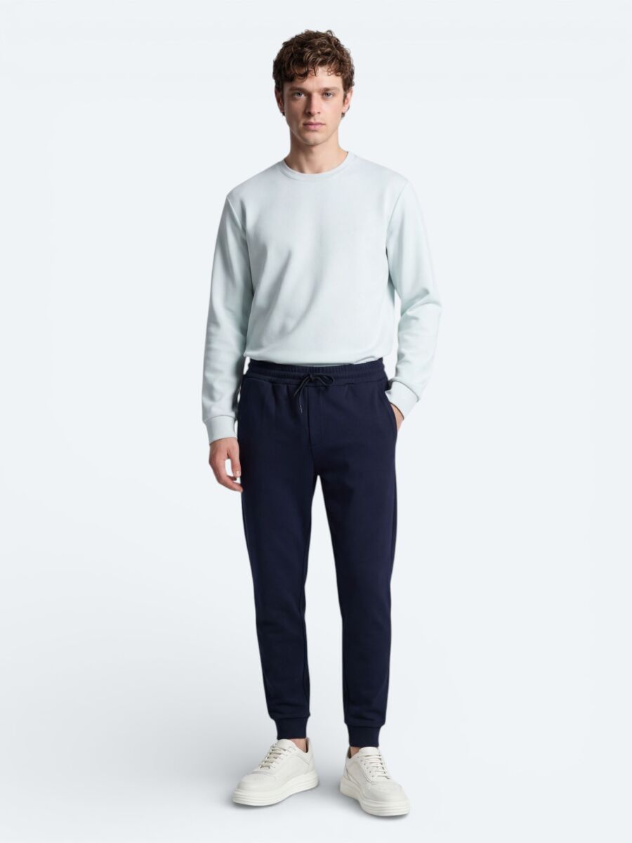 Navy Blue Sweat Pants - 4