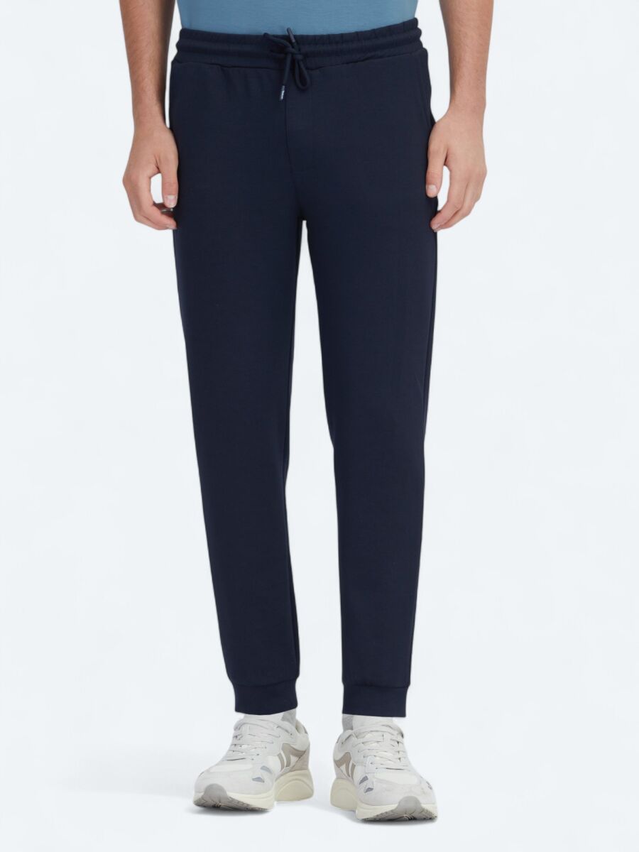 Navy Blue Sweat Pants - 2