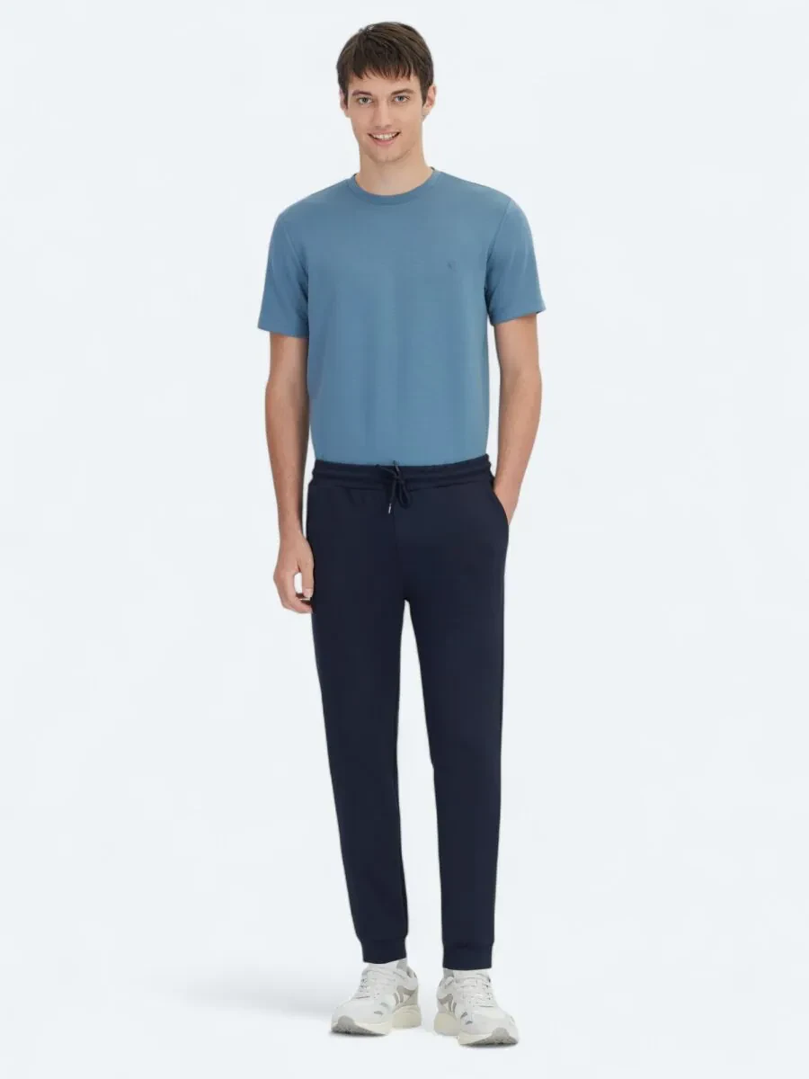 Navy Blue Sweat Pants - 1