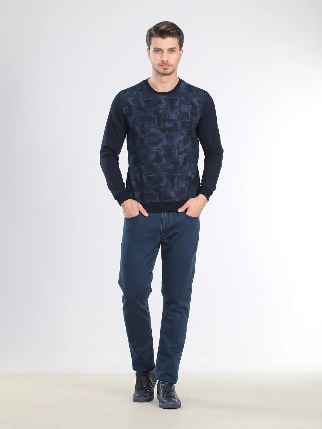 Navy Blue Sweatshirt - 1