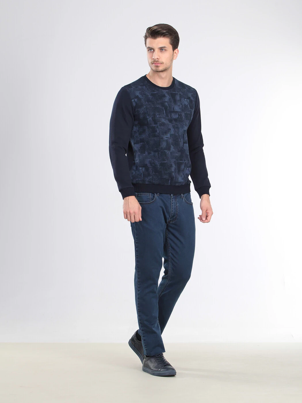 Navy Blue Sweatshirt - 2