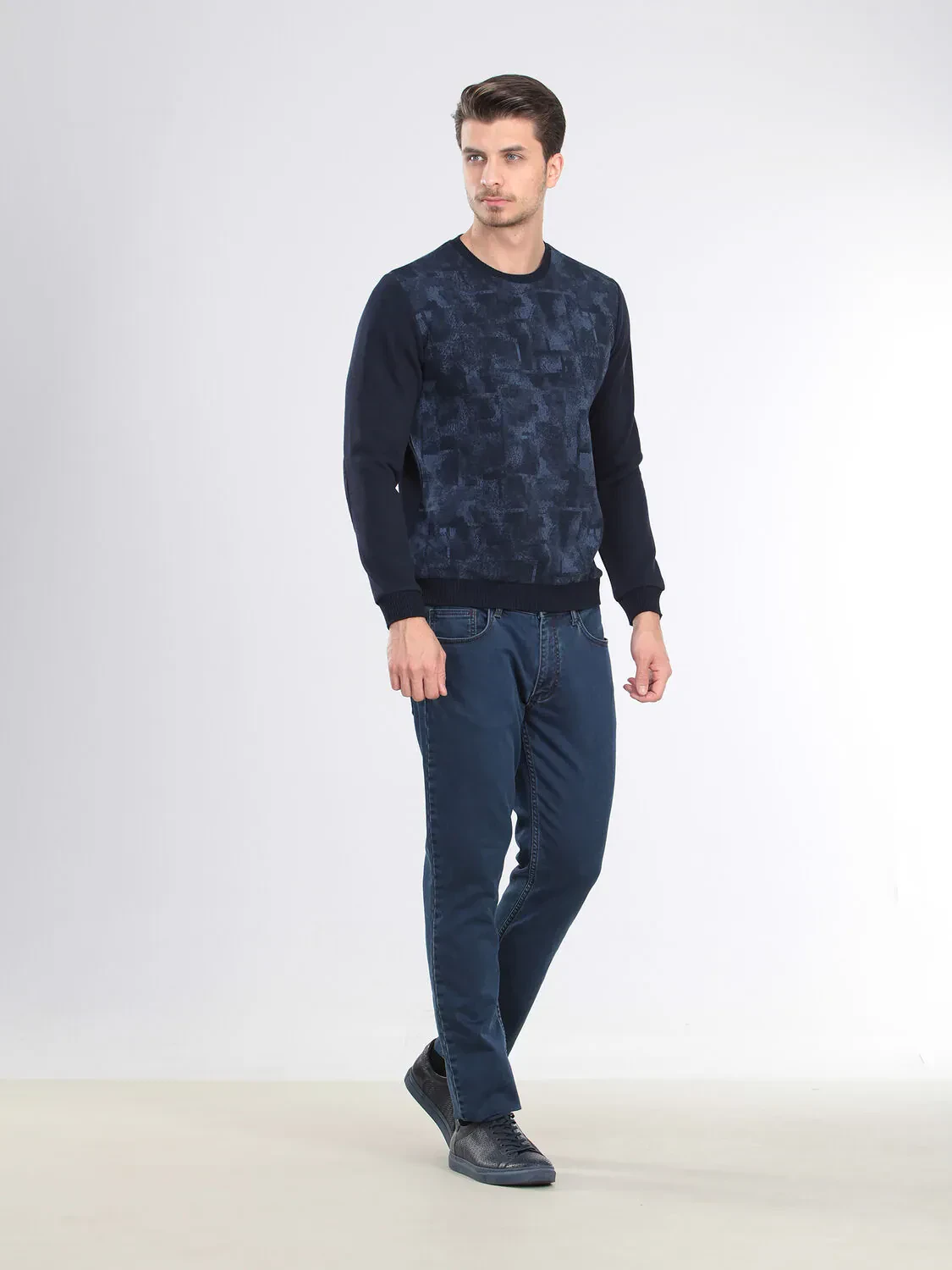 Navy Blue Sweatshirt - 2