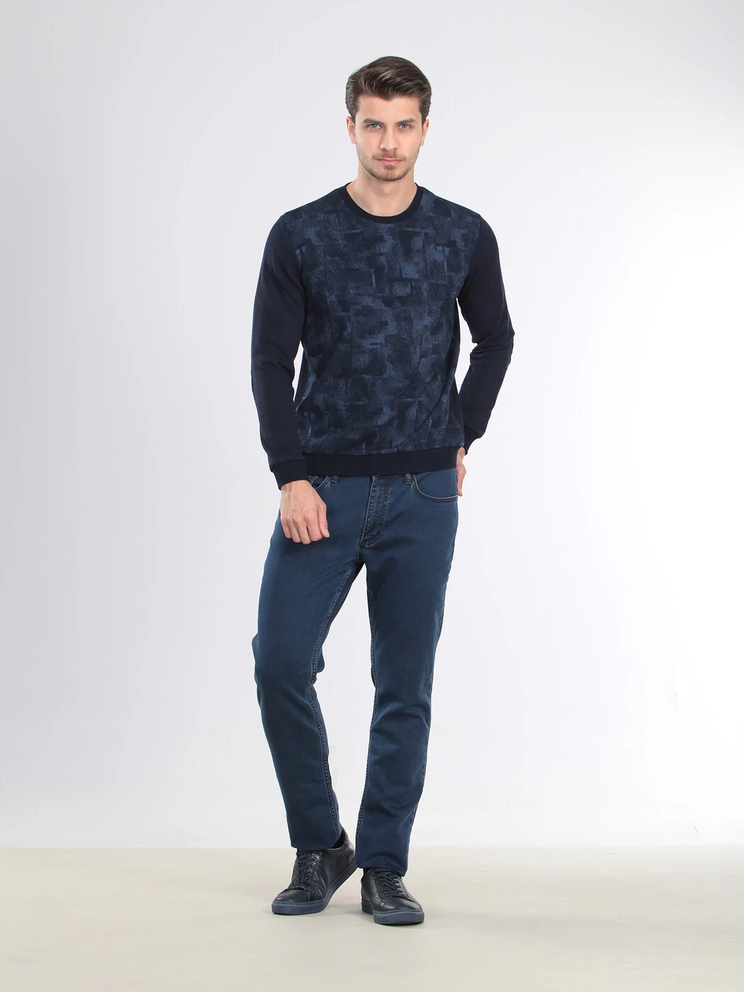 Navy Blue Sweatshirt - 3