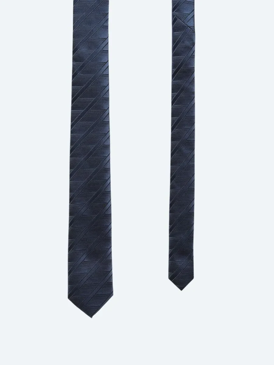 Navy Blue Tie - 1