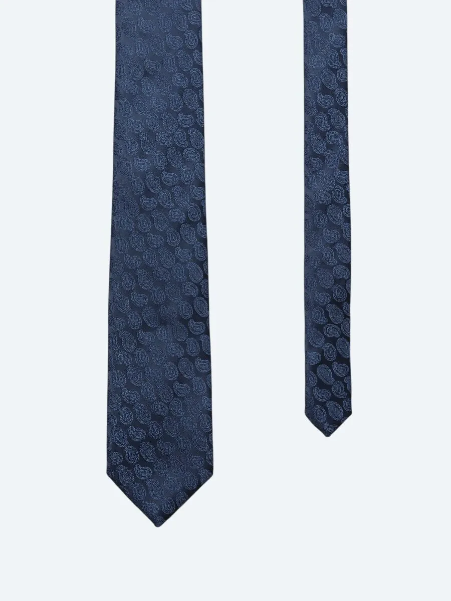 Navy Blue Tie - 1