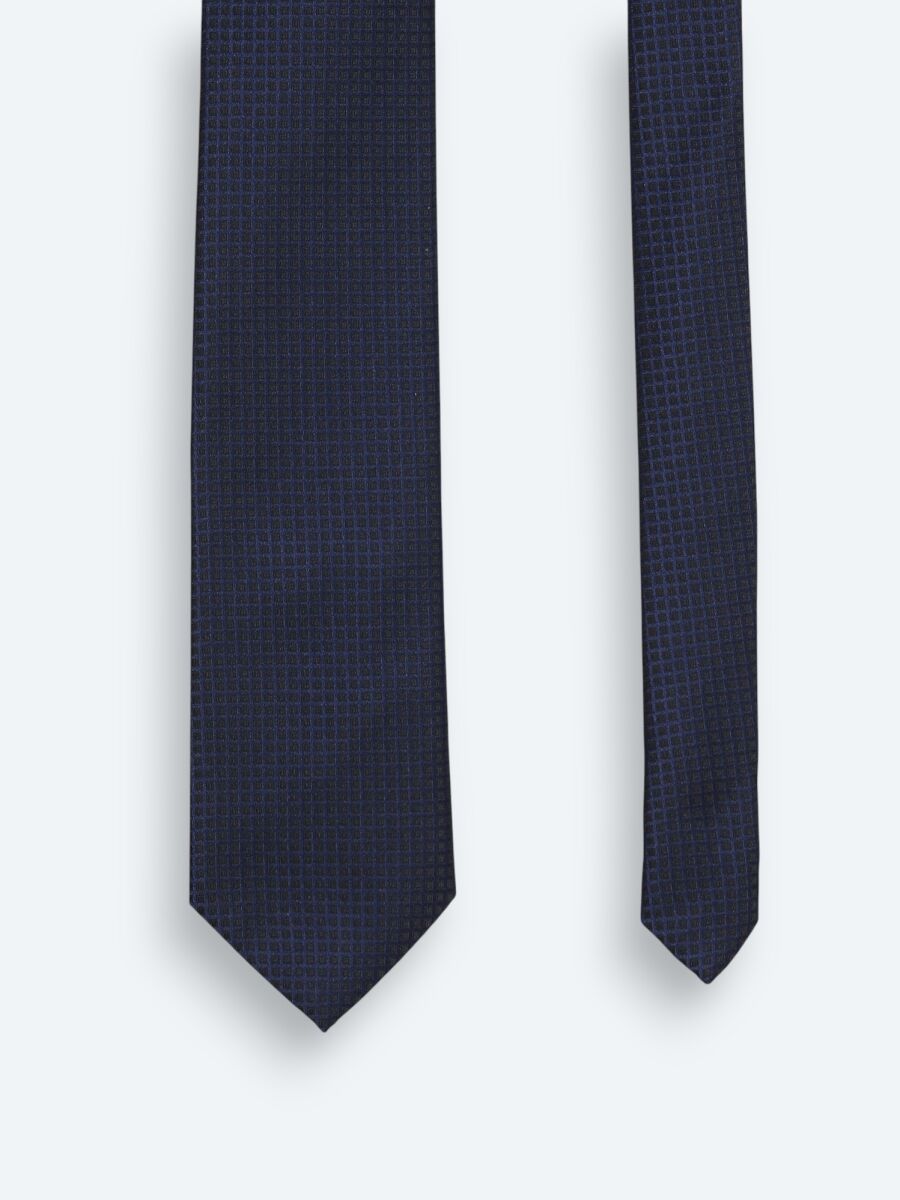 Navy Blue Tie - 1