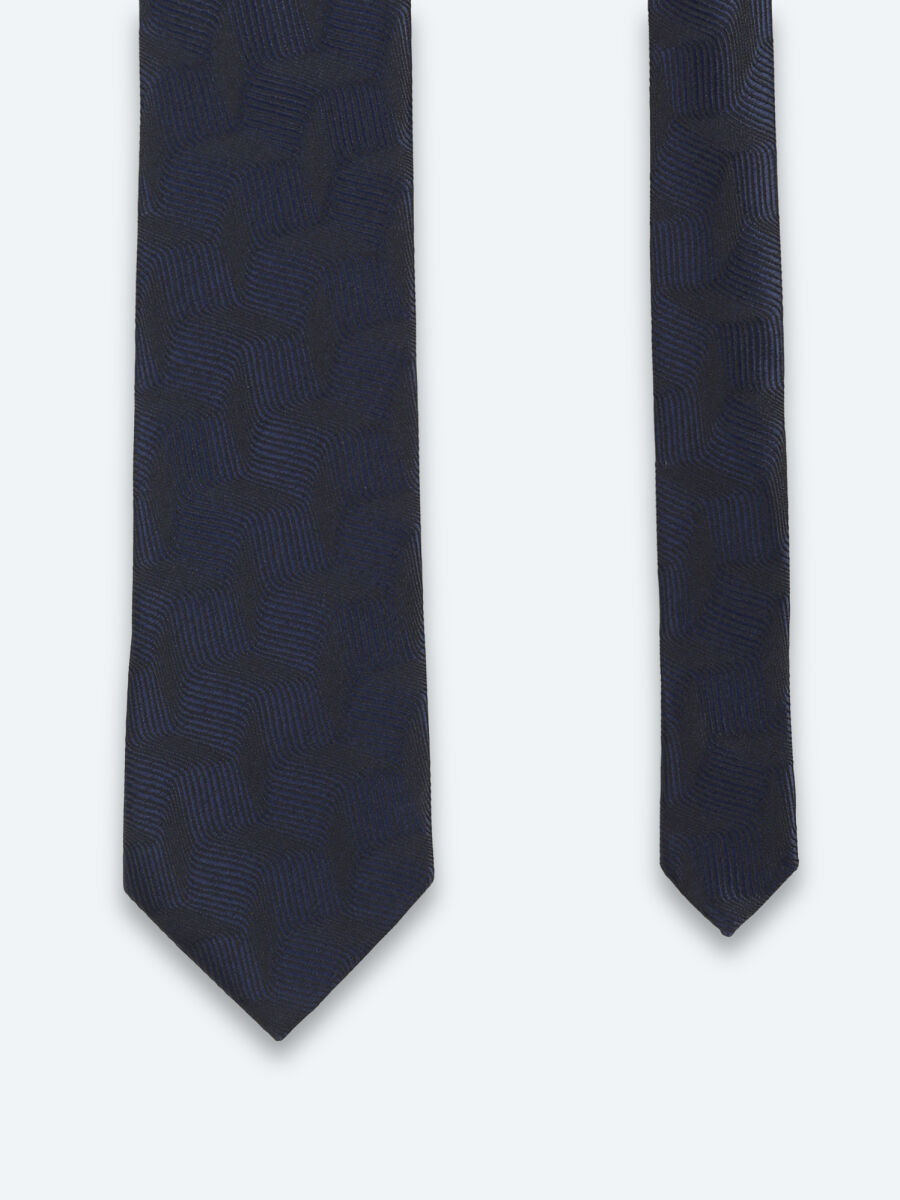Navy Blue Tie - 1