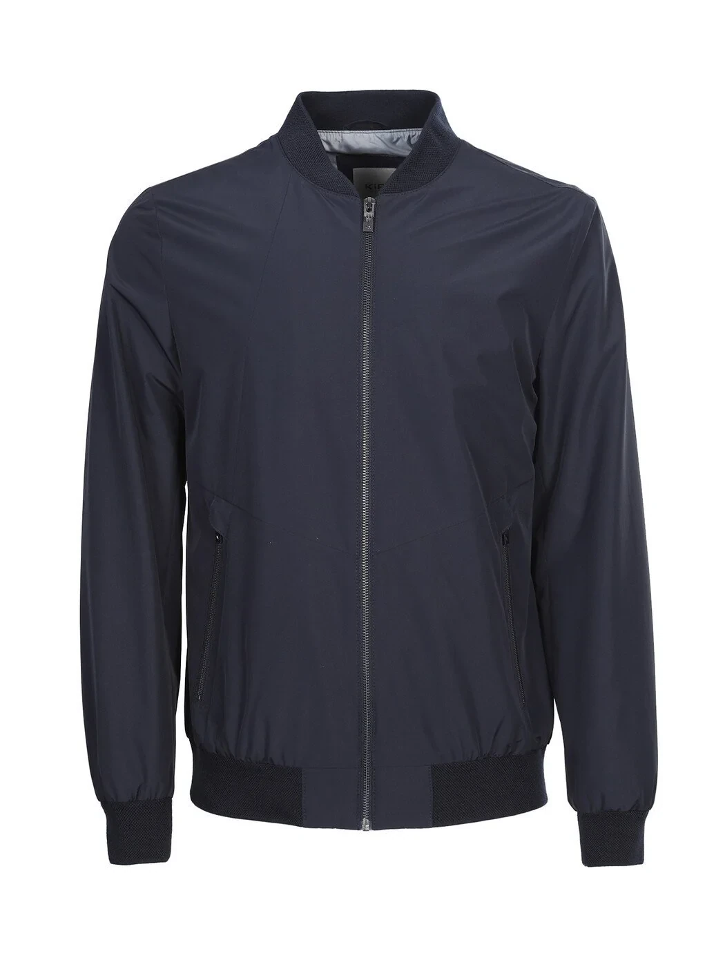 Navy Blue Weaving Coat - 6